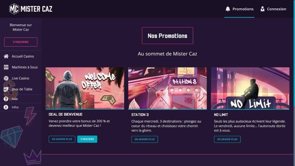 mister caz bonus
