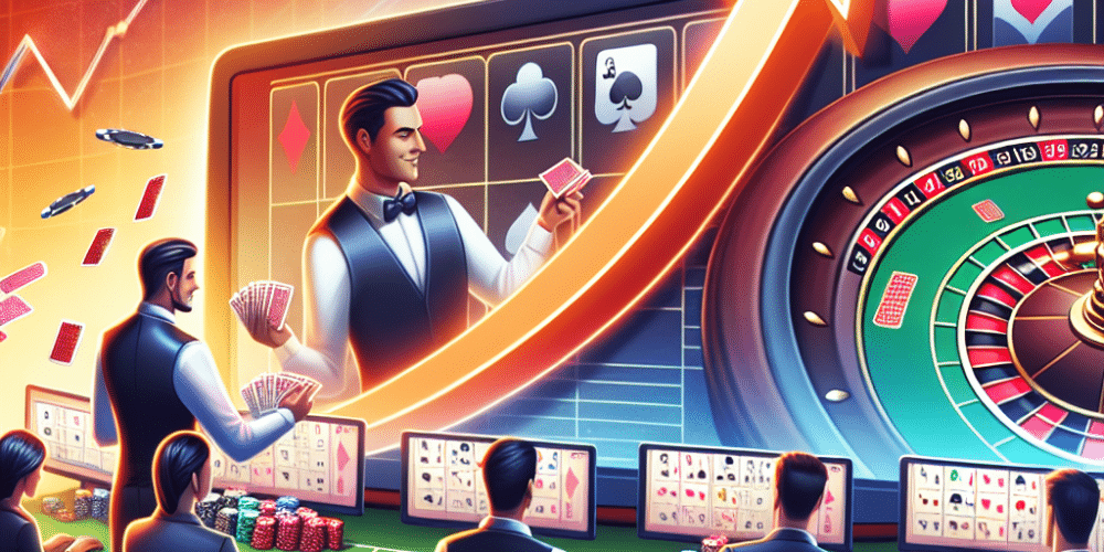 L&rsquo;Ascension Impressionnante des Jeux de Croupiers en Direct dans l&rsquo;Industrie du Casino en Ligne