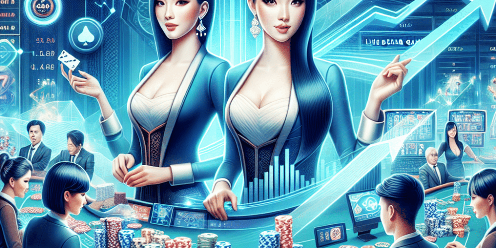 L&rsquo;essor des jeux avec croupier en direct révolutionne le marché des casinos en ligne