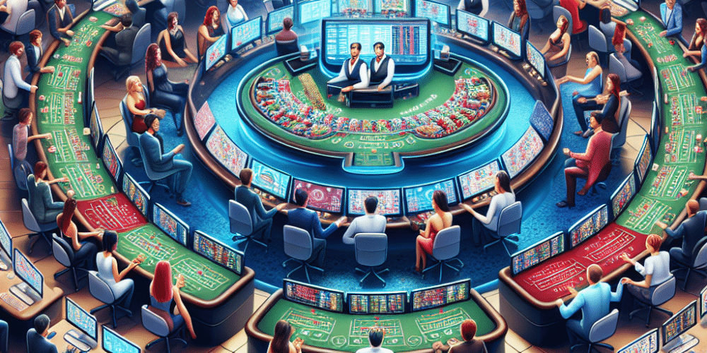 L&rsquo;essor des jeux avec croupier en direct, une révolution dans les casinos en ligne