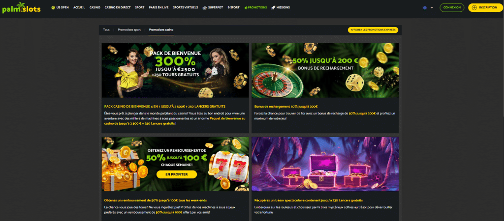 palm slots casino promotions
